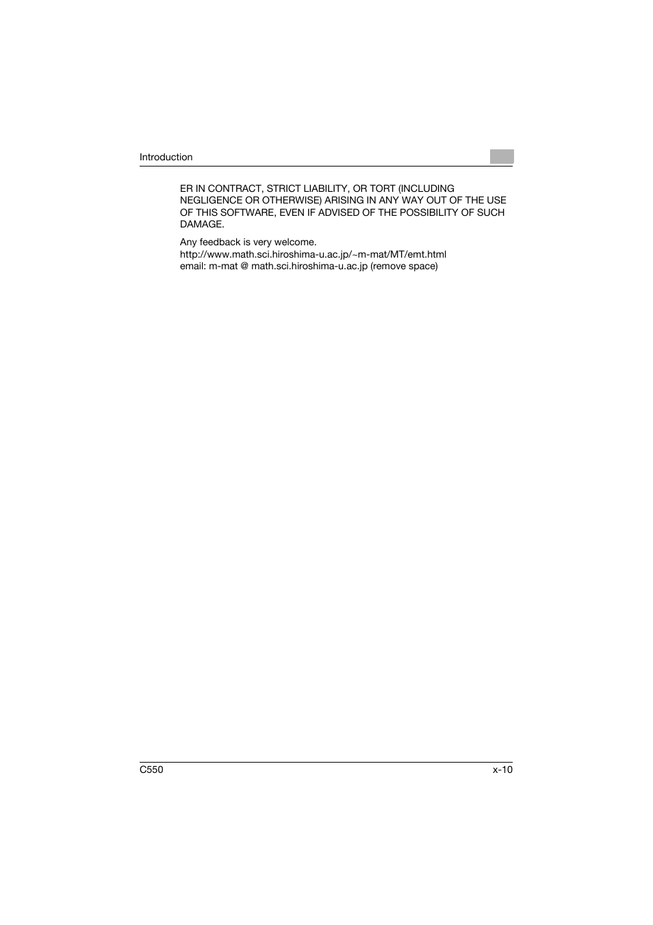Konica Minolta bizhub C550 User Manual | Page 11 / 415