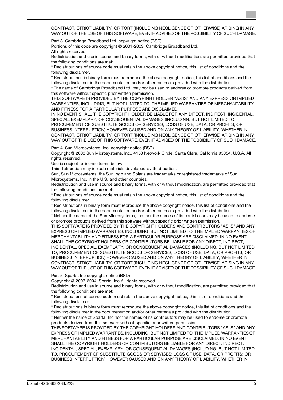 Konica Minolta BIZHUB 223 User Manual | Page 6 / 13