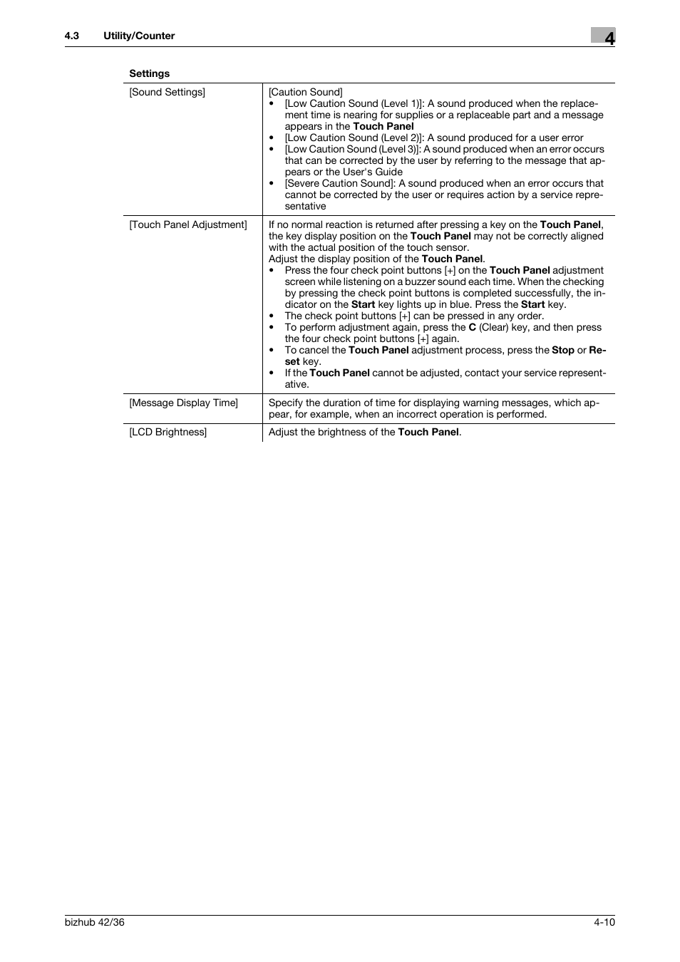 Konica Minolta bizhub 42 User Manual | Page 36 / 109
