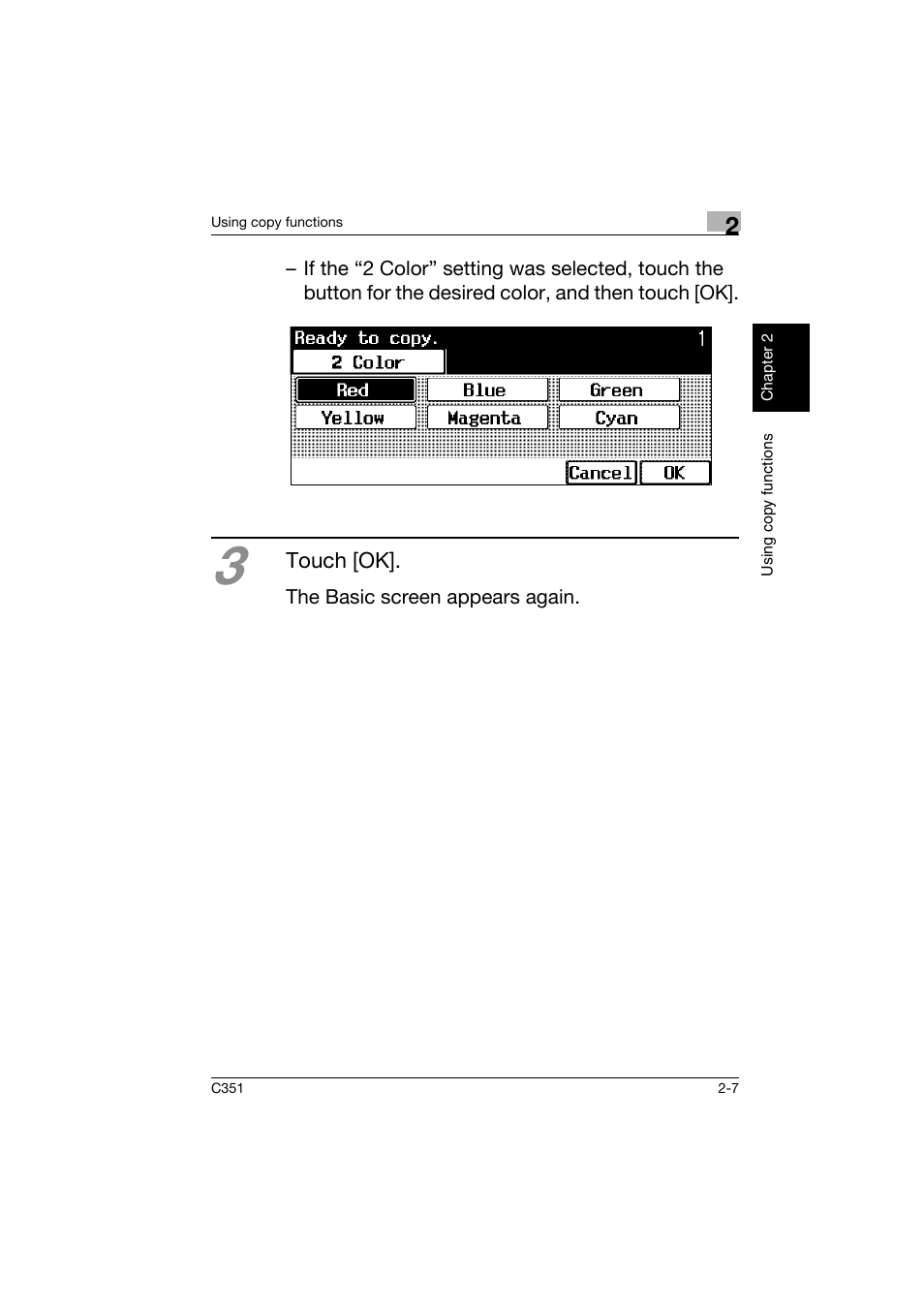 Konica Minolta BIZHUB C351 User Manual | Page 42 / 158