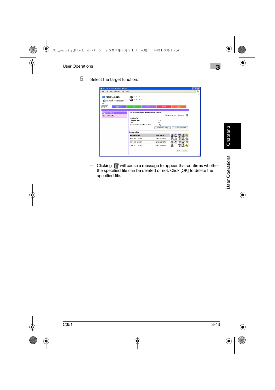 Konica Minolta BIZHUB C351 User Manual | Page 154 / 188