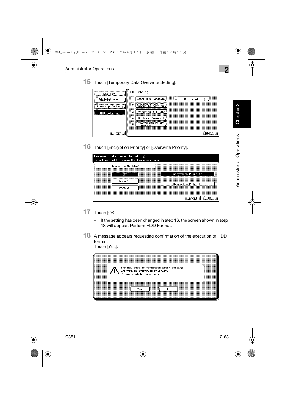 Konica Minolta BIZHUB C351 User Manual | Page 82 / 188