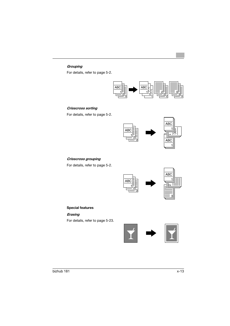 Special features | Konica Minolta bizhub 181 User Manual | Page 14 / 322
