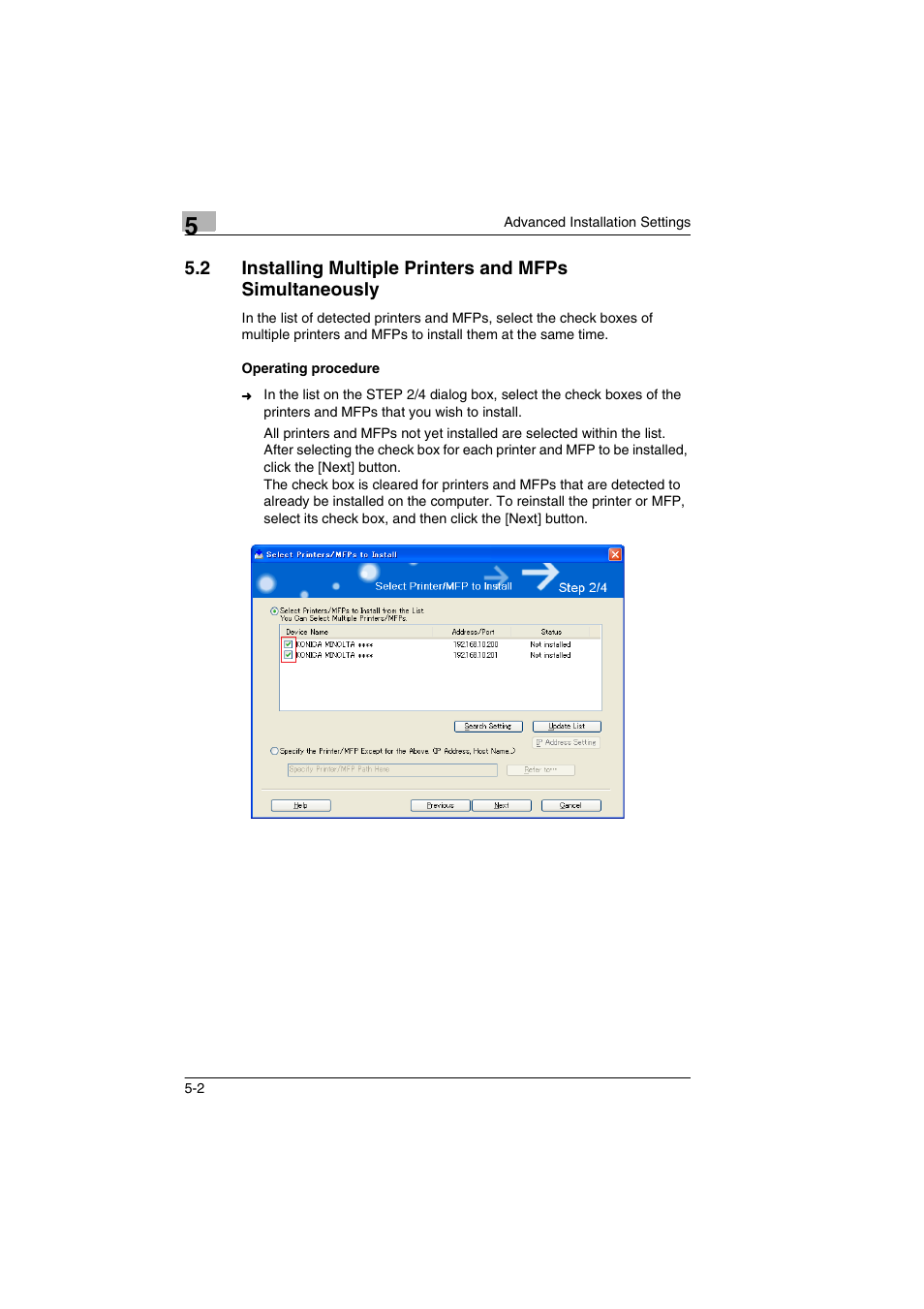 Operating procedure, Operating procedure -2 | Konica Minolta BIZHUB PRO 1050 User Manual | Page 17 / 36