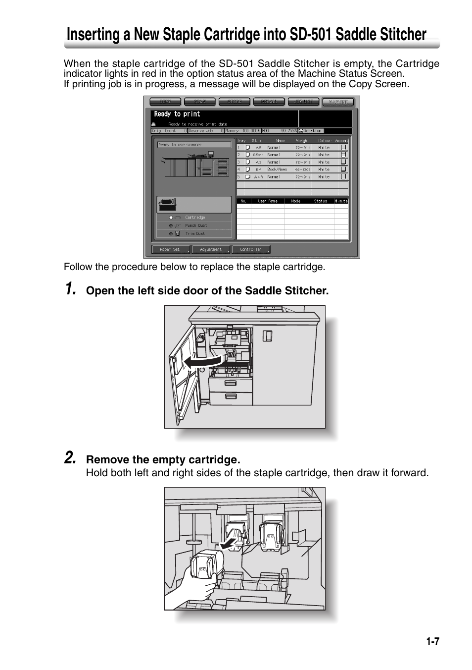 Konica Minolta SD-501 User Manual | Page 11 / 52