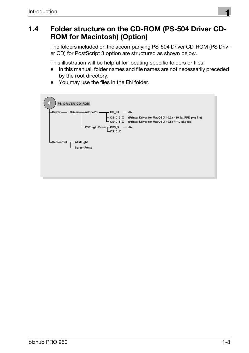 Introduction | Konica Minolta bizhub PRO 950 User Manual | Page 14 / 320