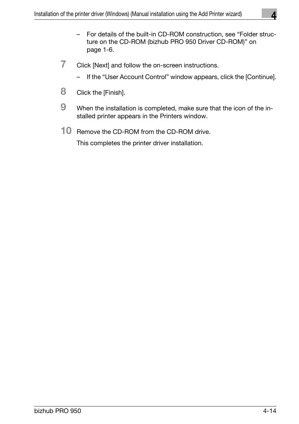 Konica Minolta bizhub PRO 950 User Manual | Page 46 / 320