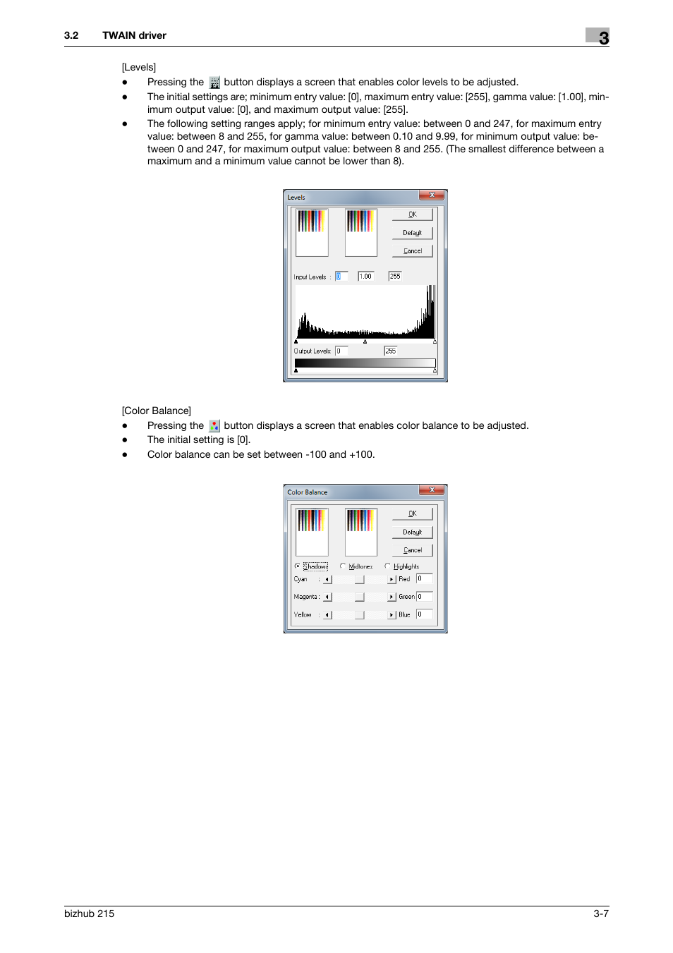 Konica Minolta Bizhub 215 User Manual | Page 22 / 91