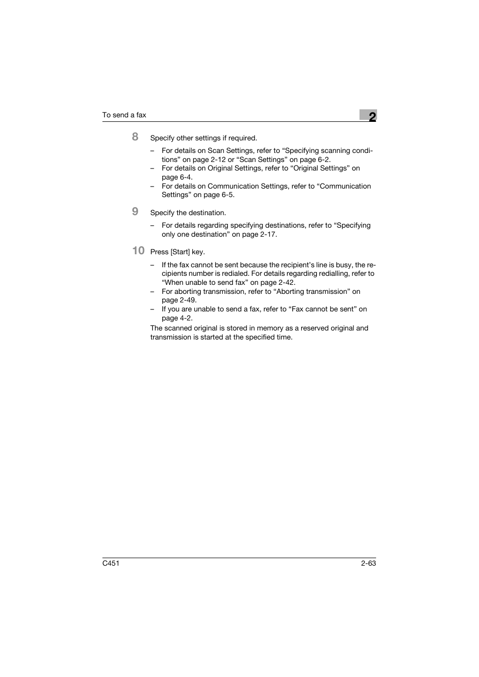 Konica Minolta FK-502 User Manual | Page 118 / 492