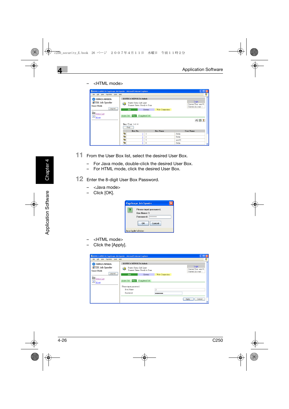 Konica Minolta bizhub C250 User Manual | Page 181 / 188