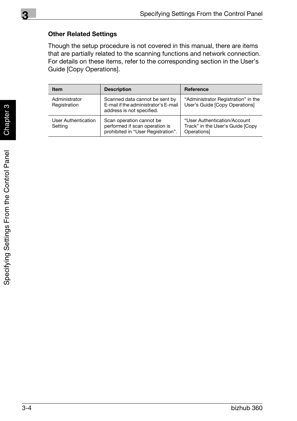 Other related settings -4 | Konica Minolta bizhub 360 User Manual | Page 129 / 414