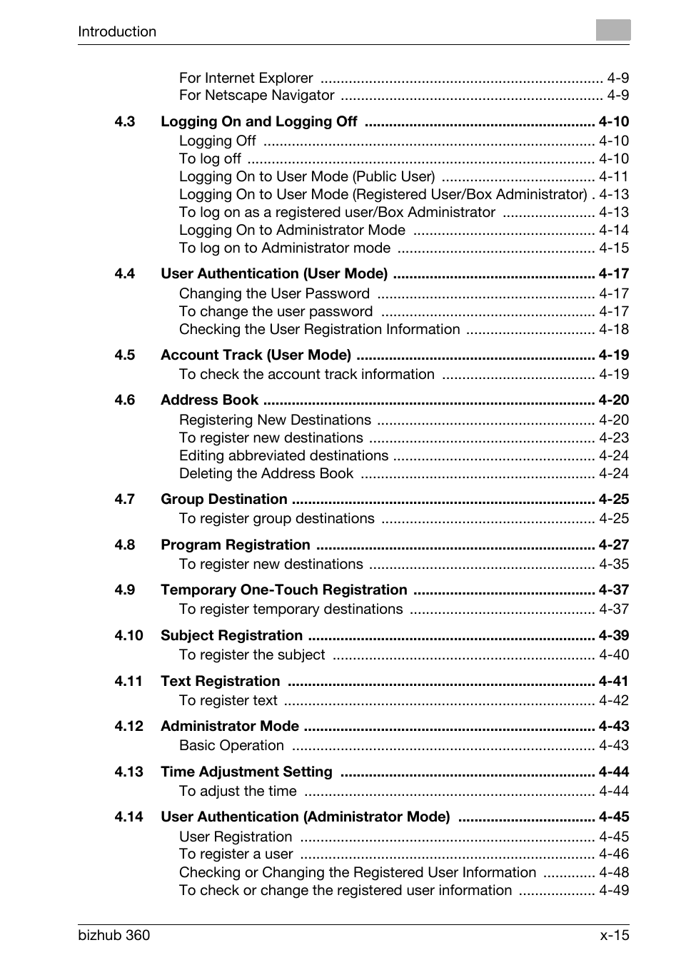 Konica Minolta bizhub 360 User Manual | Page 16 / 414
