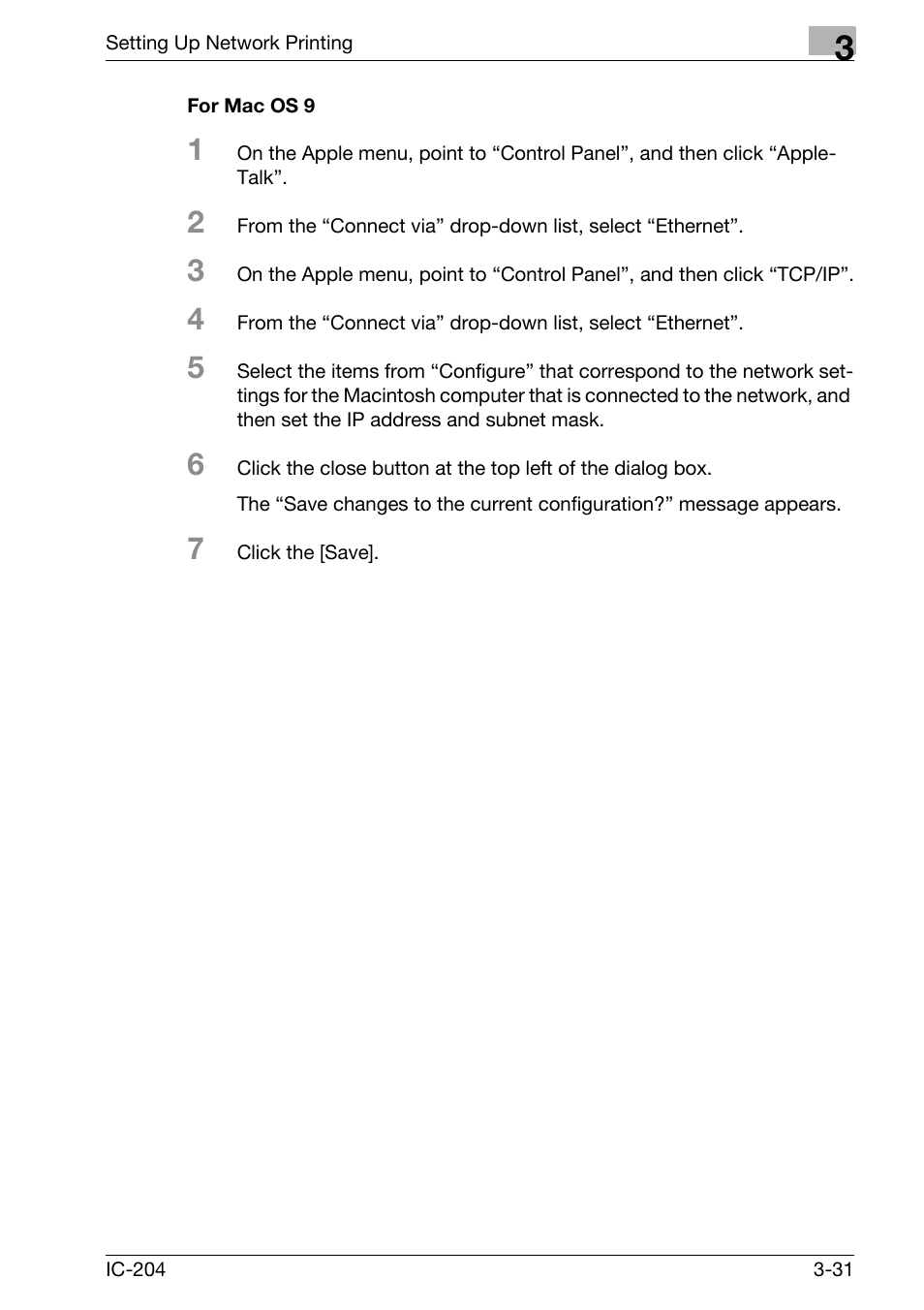 For mac os 9 -31 | Konica Minolta bizhub 420 User Manual | Page 102 / 401