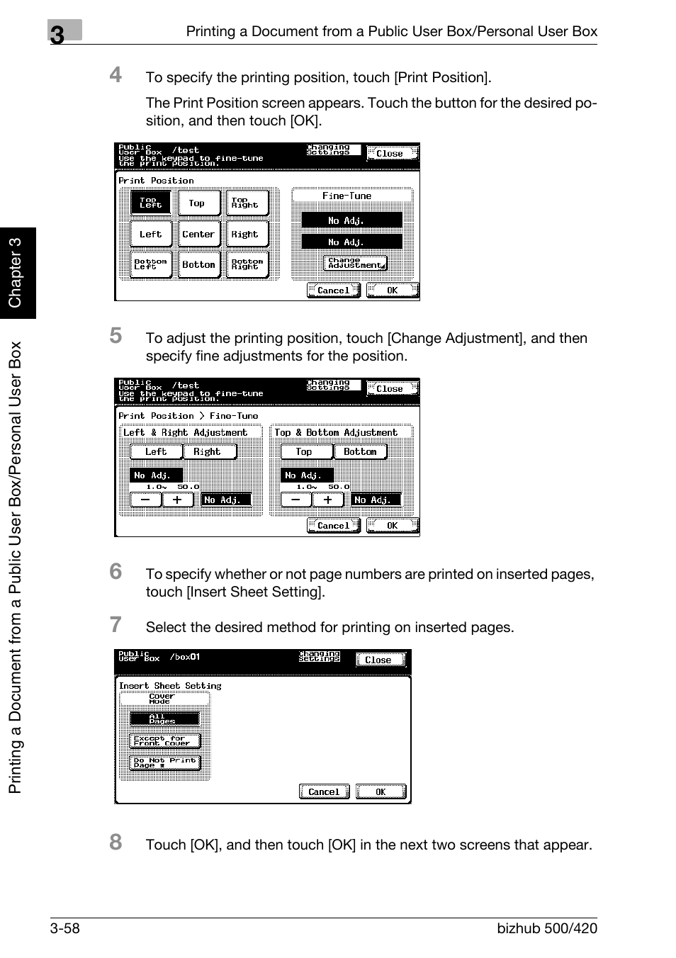 Konica Minolta bizhub 500 User Manual | Page 97 / 218