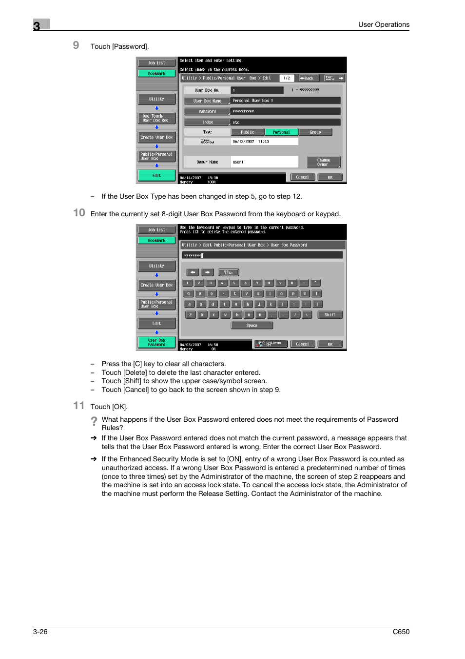 Konica Minolta bizhub C650 User Manual | Page 141 / 192