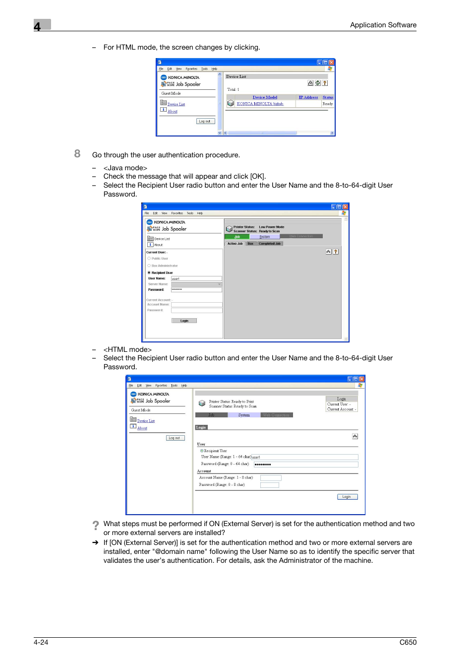 Konica Minolta bizhub C650 User Manual | Page 177 / 192