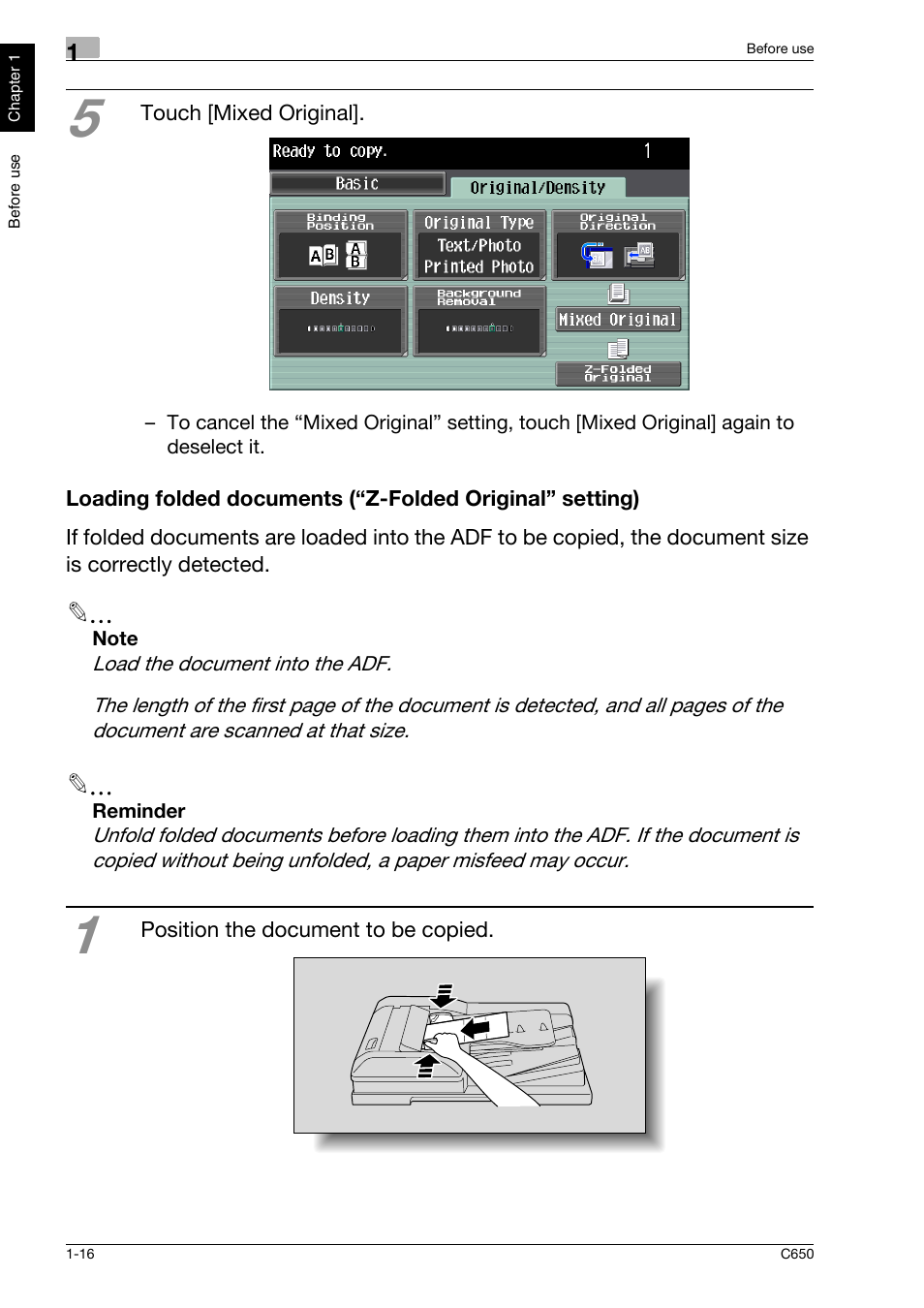 Konica Minolta bizhub C650 User Manual | Page 23 / 118