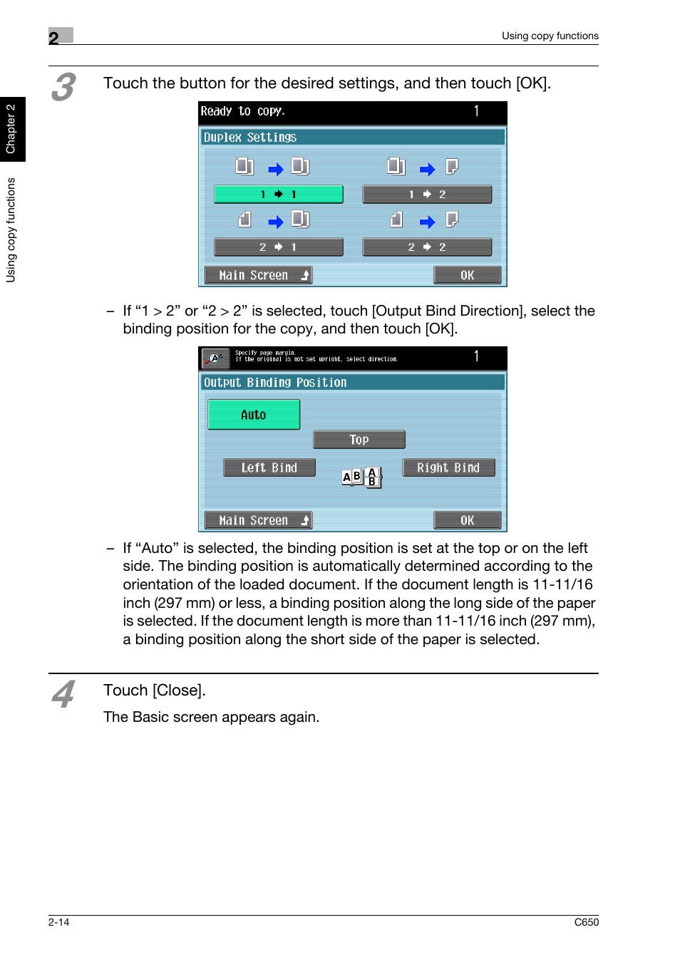 Konica Minolta bizhub C650 User Manual | Page 43 / 118