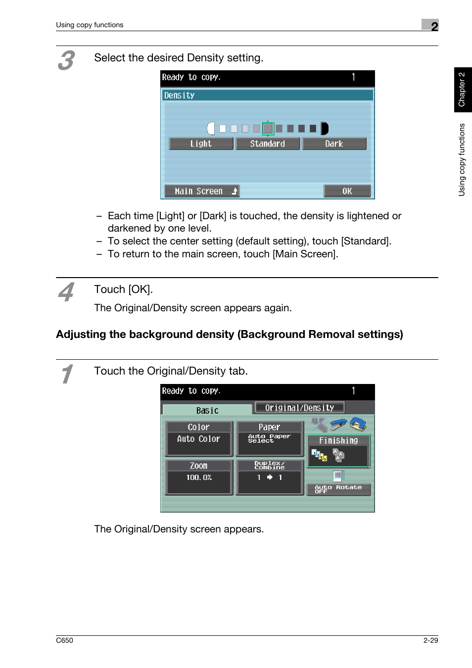 Konica Minolta bizhub C650 User Manual | Page 58 / 118
