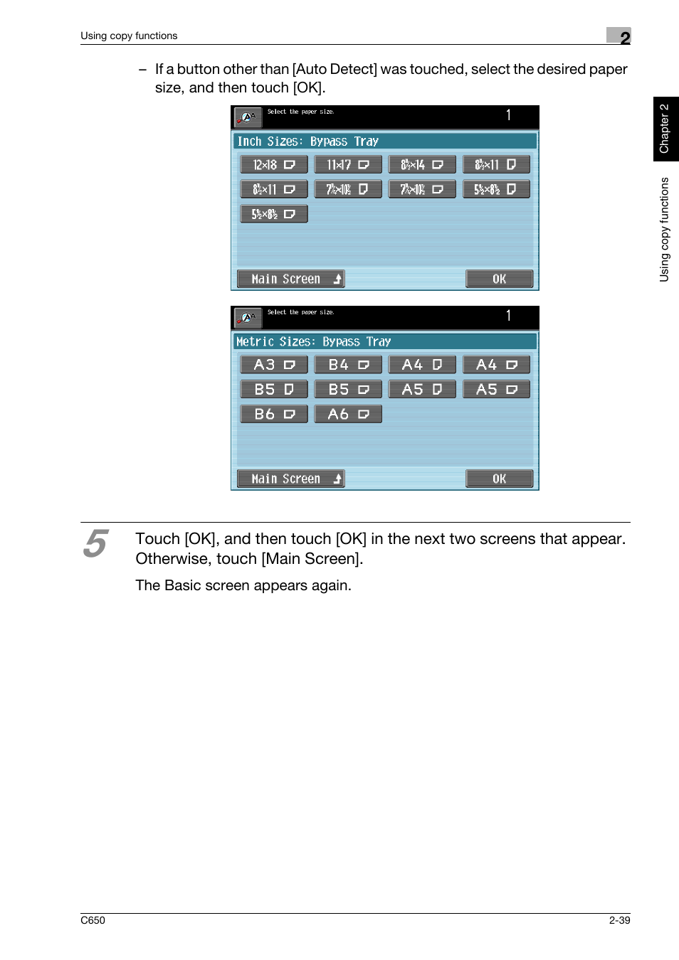Konica Minolta bizhub C650 User Manual | Page 68 / 118