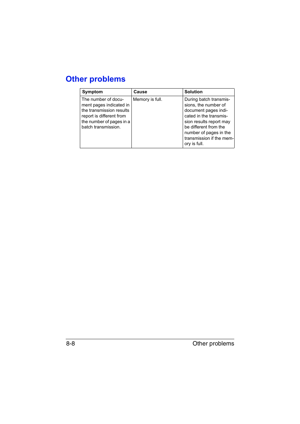 Other problems, Other problems -8 | Konica Minolta bizhub C35 User Manual | Page 129 / 140