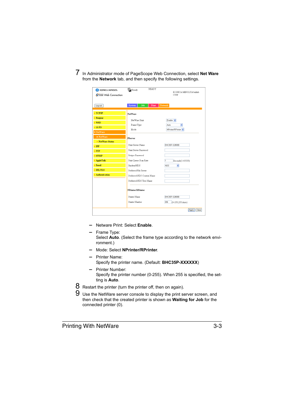 Konica Minolta bizhub C35P User Manual | Page 158 / 409