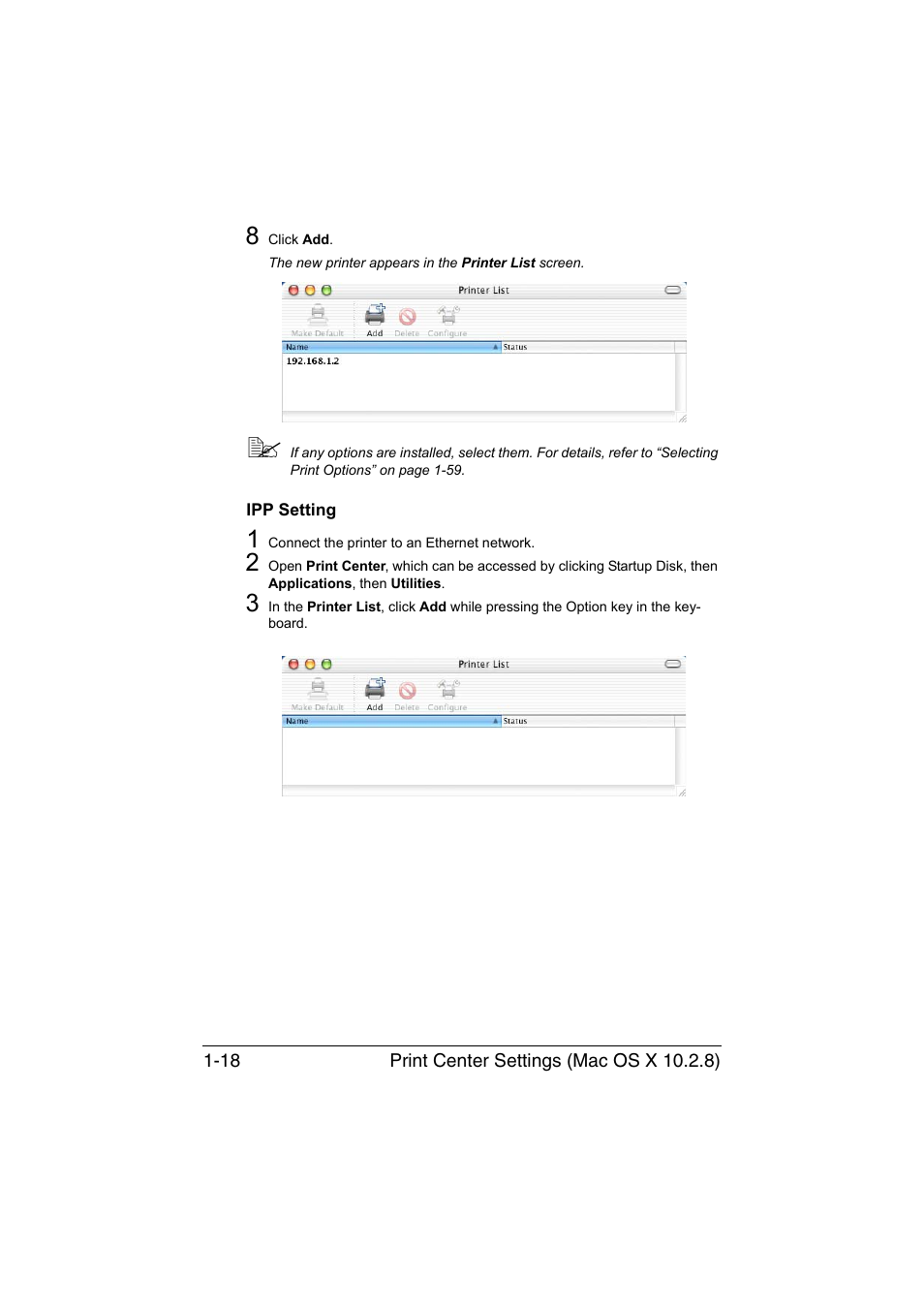 Ipp setting, Ipp setting -18 | Konica Minolta bizhub C35P User Manual | Page 43 / 409