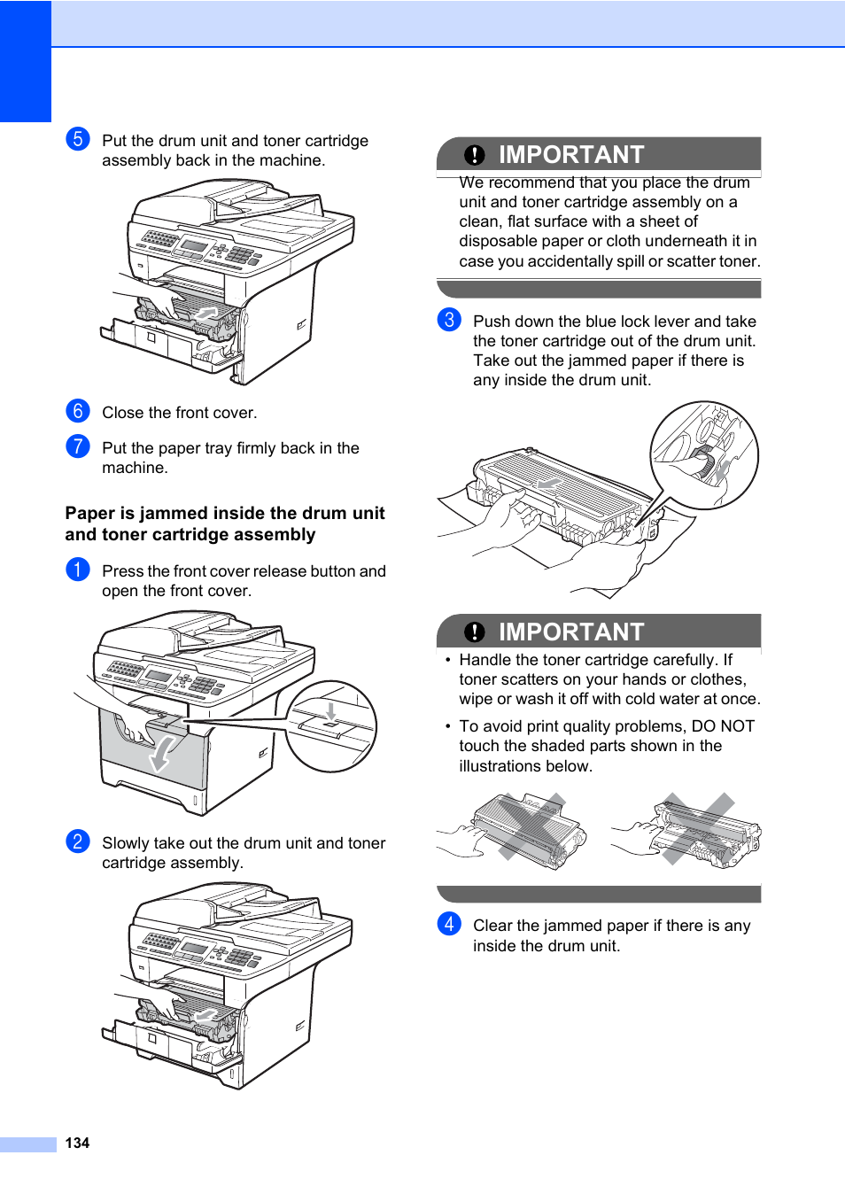 Important | Konica Minolta bizhub 20 User Manual | Page 143 / 203