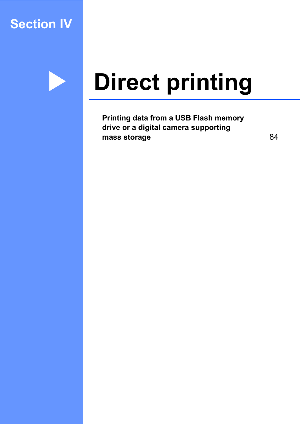 Section iv direct printing, Direct printing | Konica Minolta bizhub 20 User Manual | Page 92 / 203