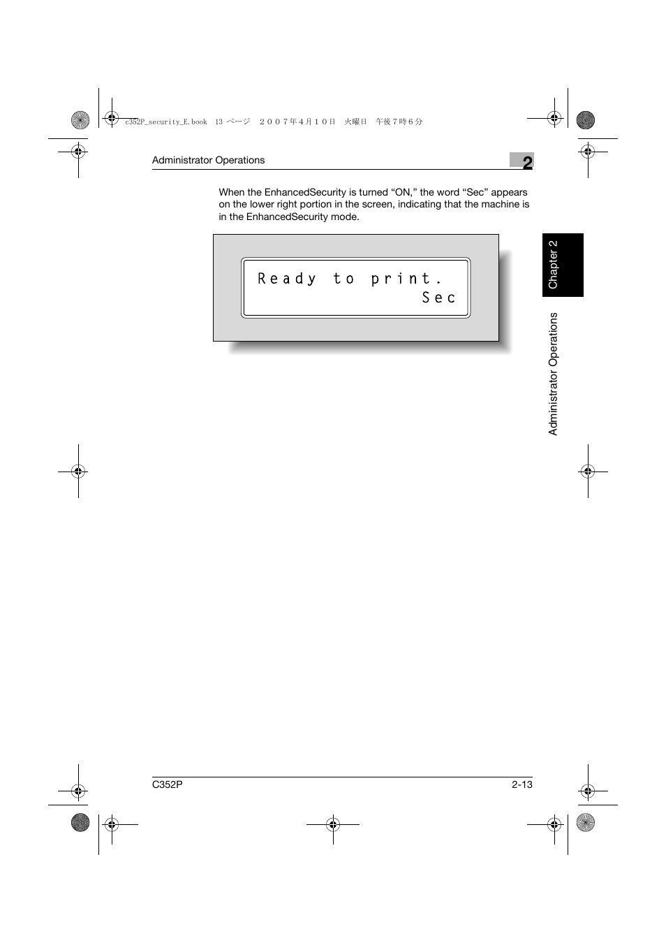Konica Minolta bizhub C352P User Manual | Page 30 / 108