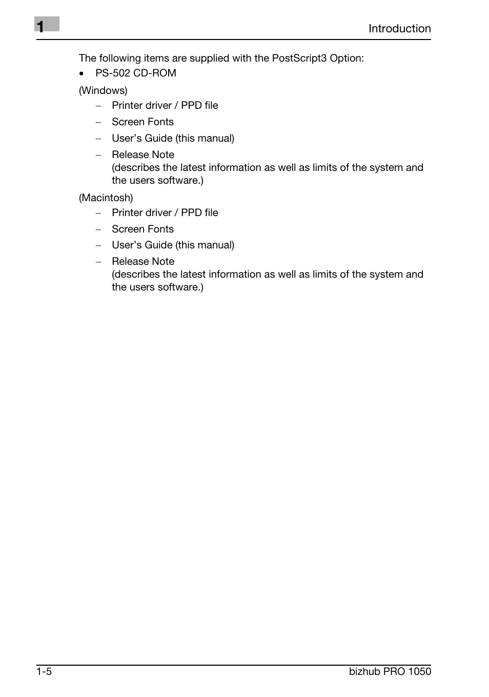 Konica Minolta BIZHUB PRO 1050 User Manual | Page 13 / 399