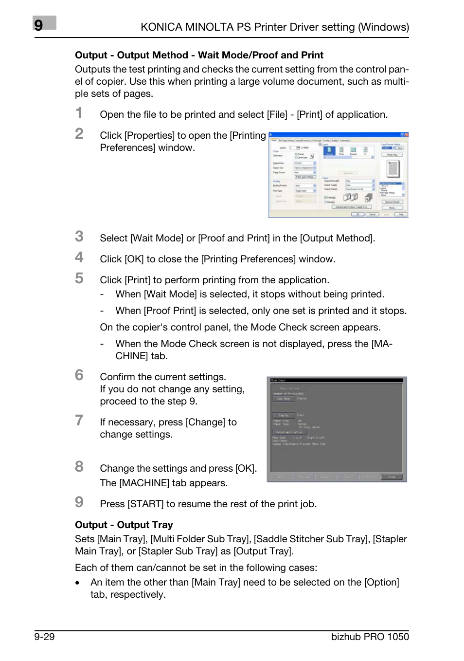 Konica Minolta BIZHUB PRO 1050 User Manual | Page 241 / 399