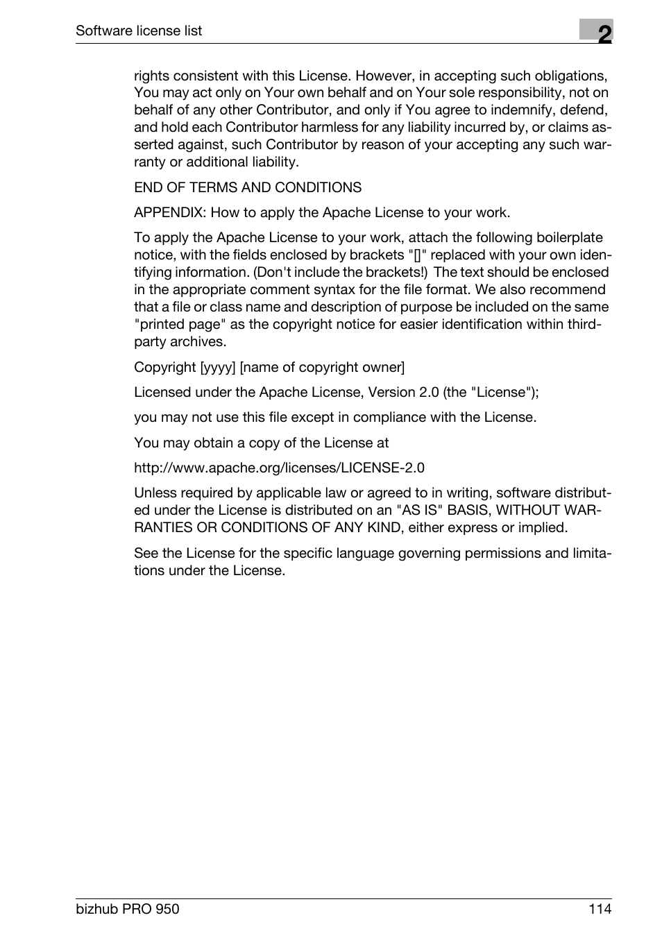 Konica Minolta bizhub PRO 950 User Manual | Page 118 / 131