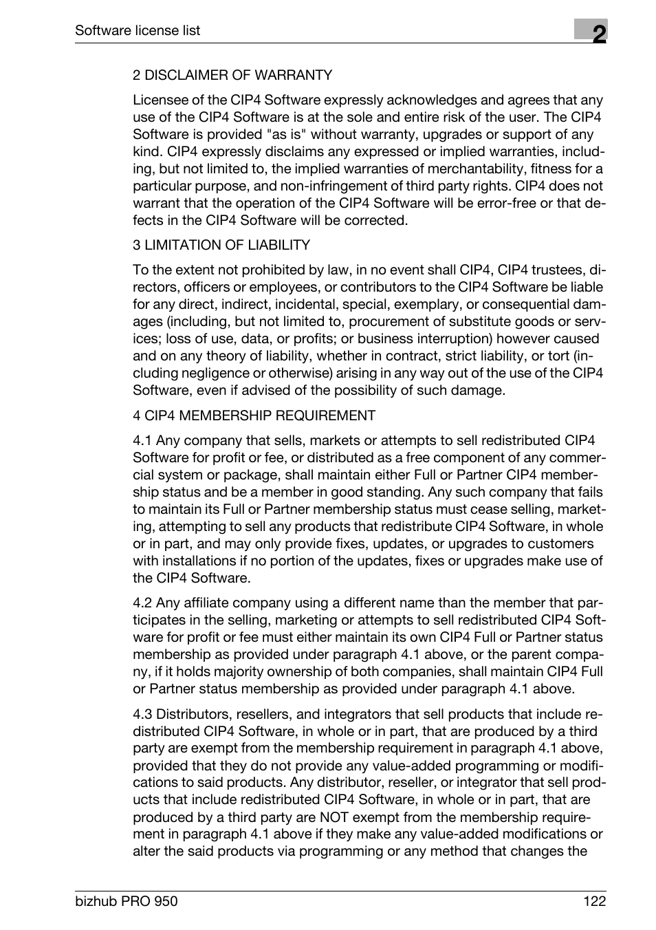 Konica Minolta bizhub PRO 950 User Manual | Page 126 / 131