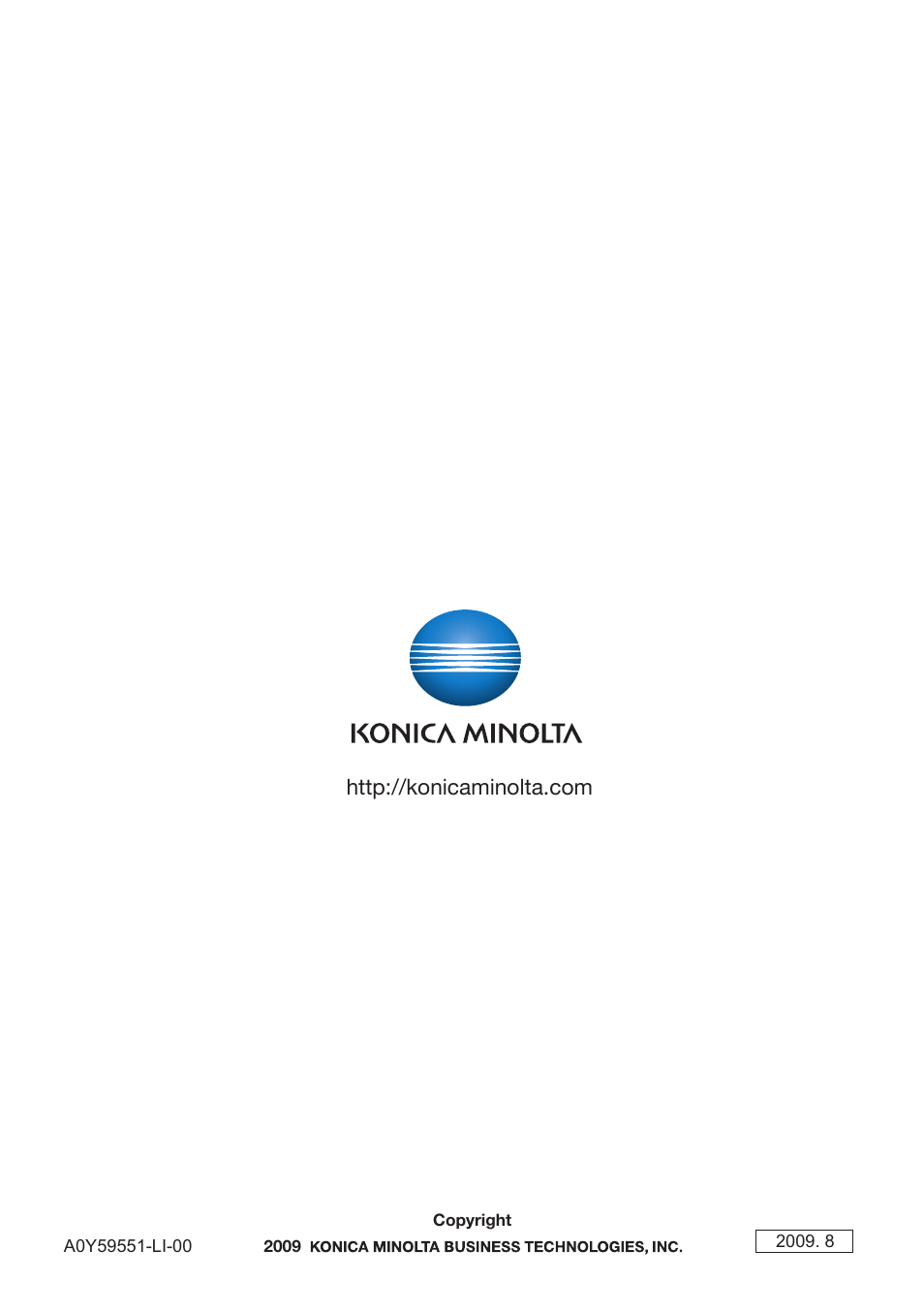 Trademarks/copyrights | Konica Minolta bizhub PRO 950 User Manual | Page 131 / 131