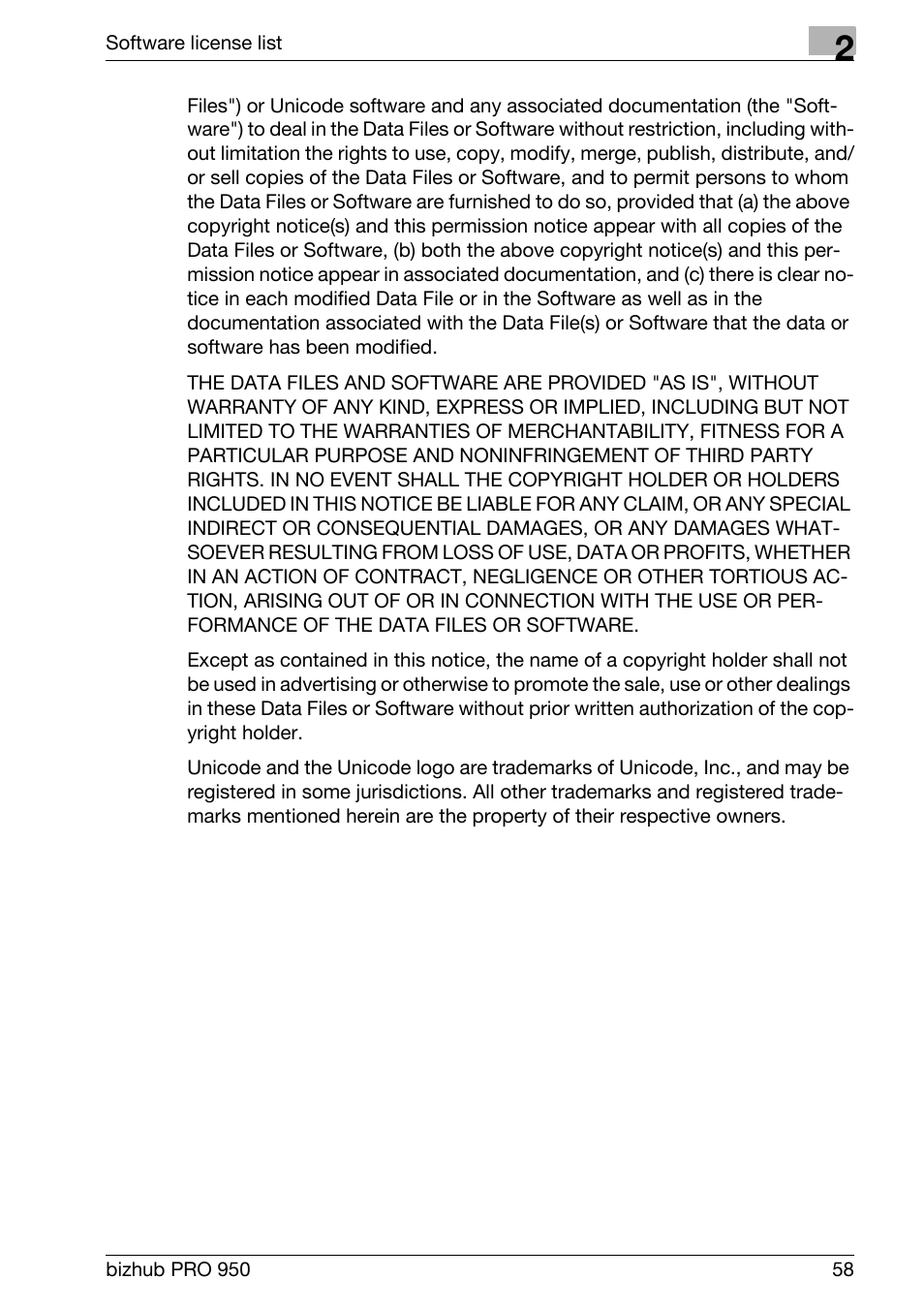 Konica Minolta bizhub PRO 950 User Manual | Page 62 / 131