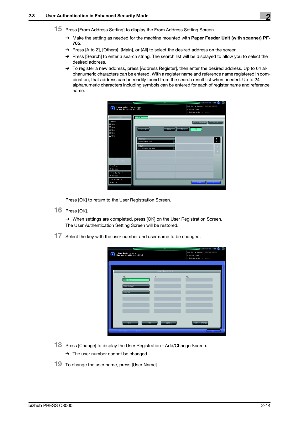 Konica Minolta bizhub PRESS C8000 User Manual | Page 21 / 48