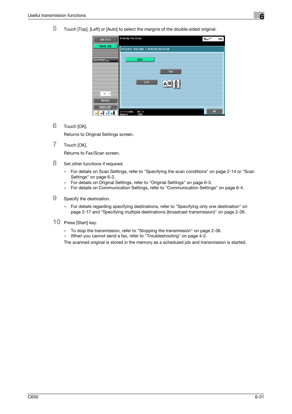 Konica Minolta bizhub C650 User Manual | Page 134 / 295