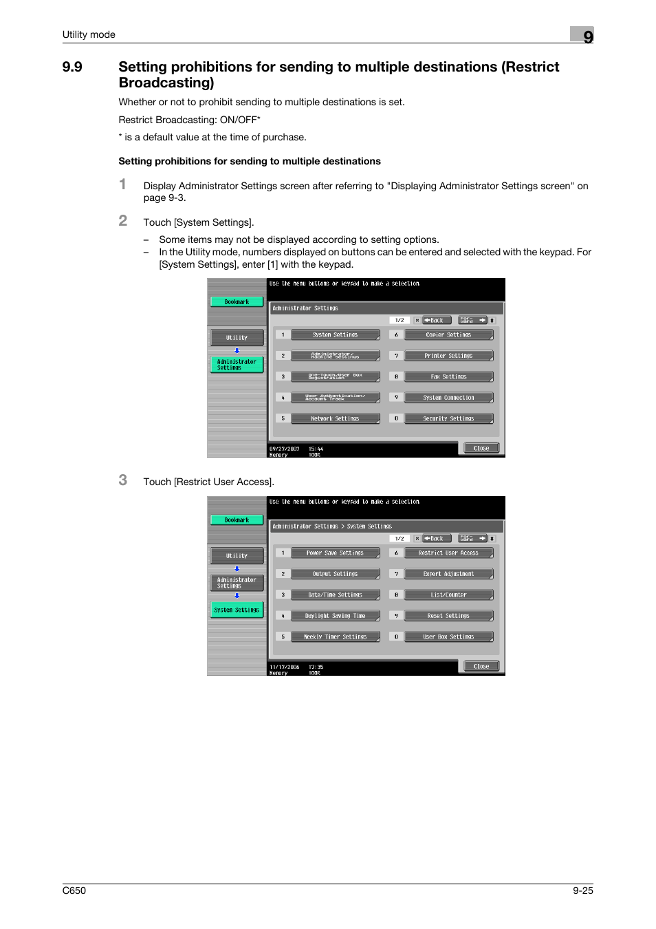 Konica Minolta bizhub C650 User Manual | Page 206 / 295