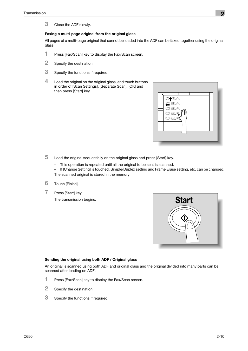 Konica Minolta bizhub C650 User Manual | Page 42 / 295