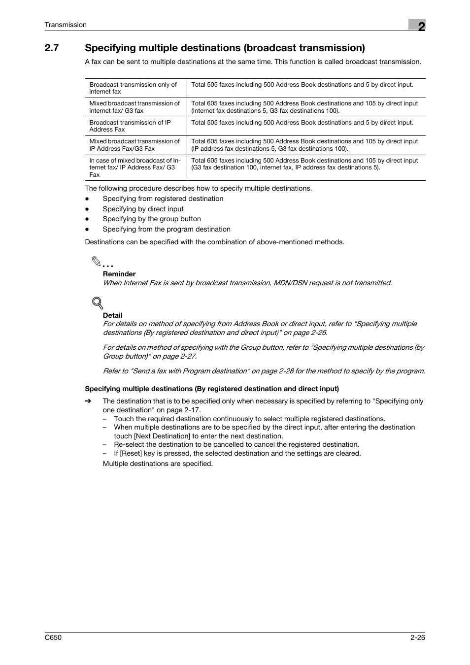 Konica Minolta bizhub C650 User Manual | Page 58 / 295