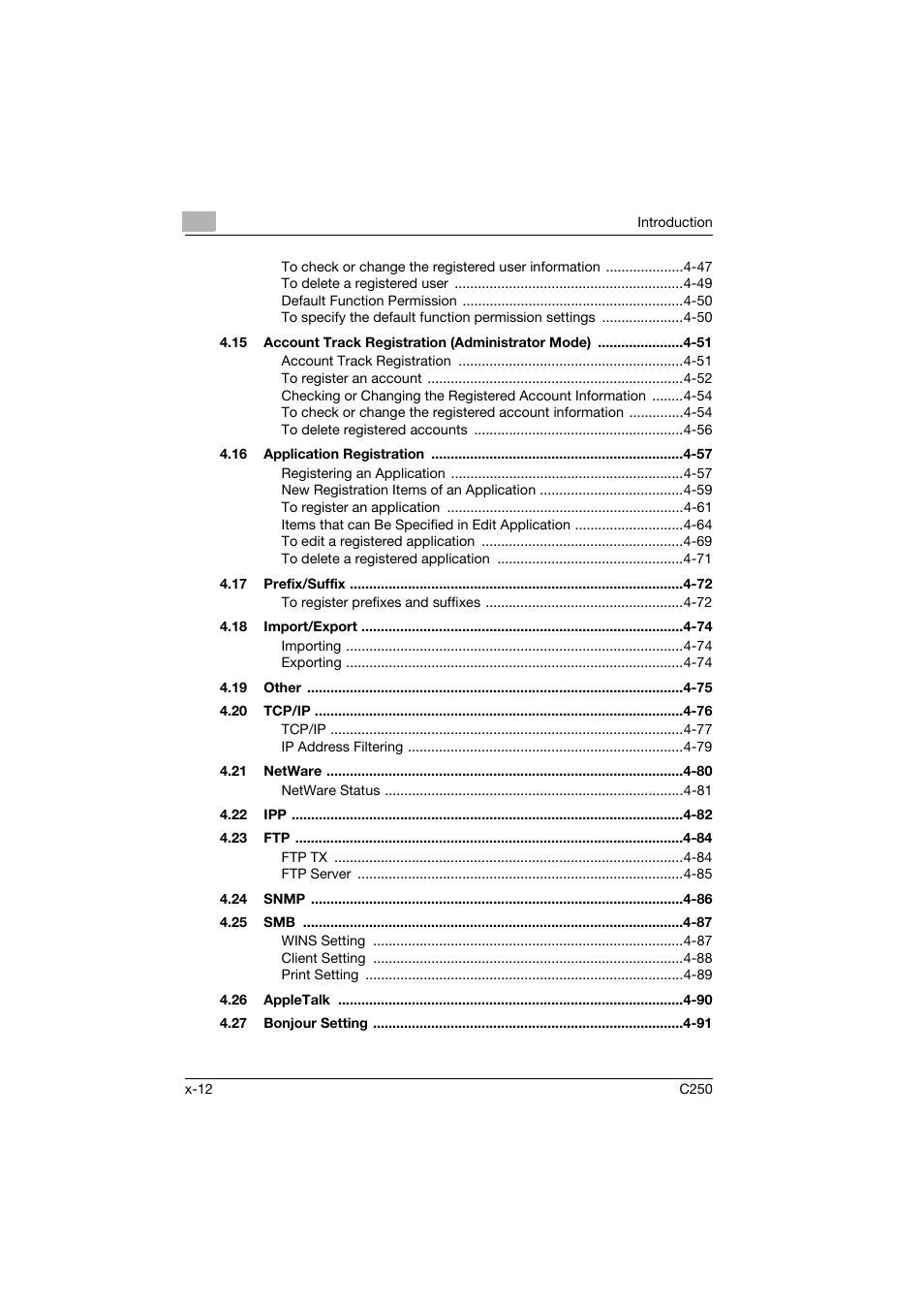 Konica Minolta bizhub C250 User Manual | Page 13 / 396