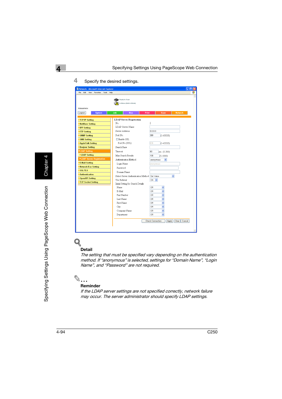 Konica Minolta bizhub C250 User Manual | Page 353 / 396