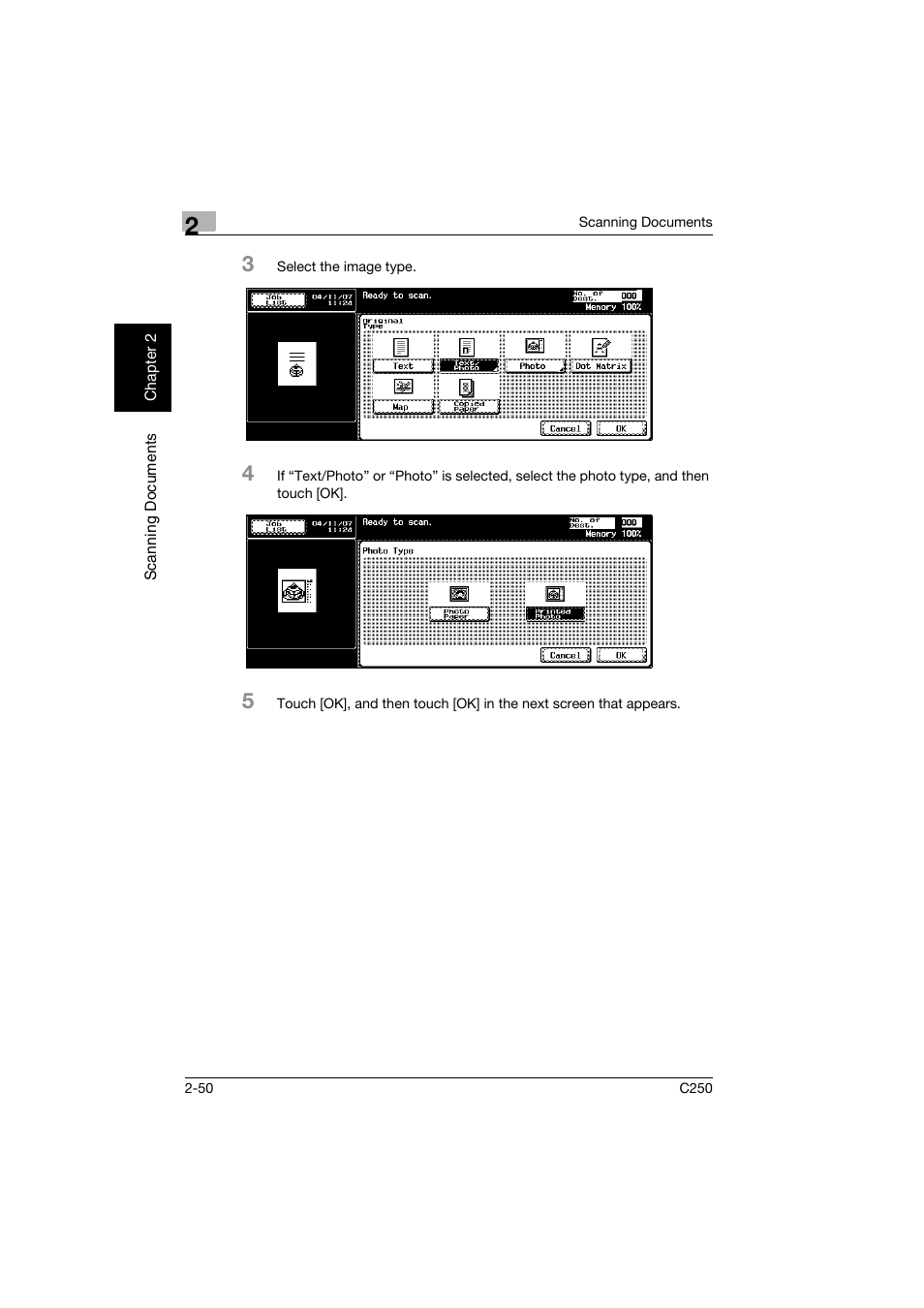 Konica Minolta bizhub C250 User Manual | Page 83 / 396
