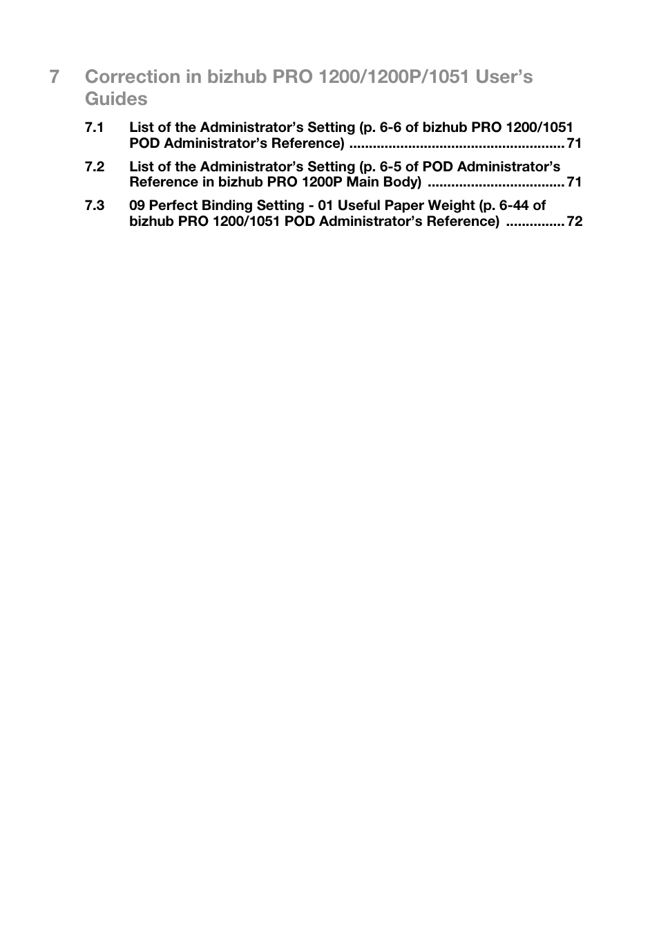 Konica Minolta bizhub PRO 1200 User Manual | Page 4 / 80