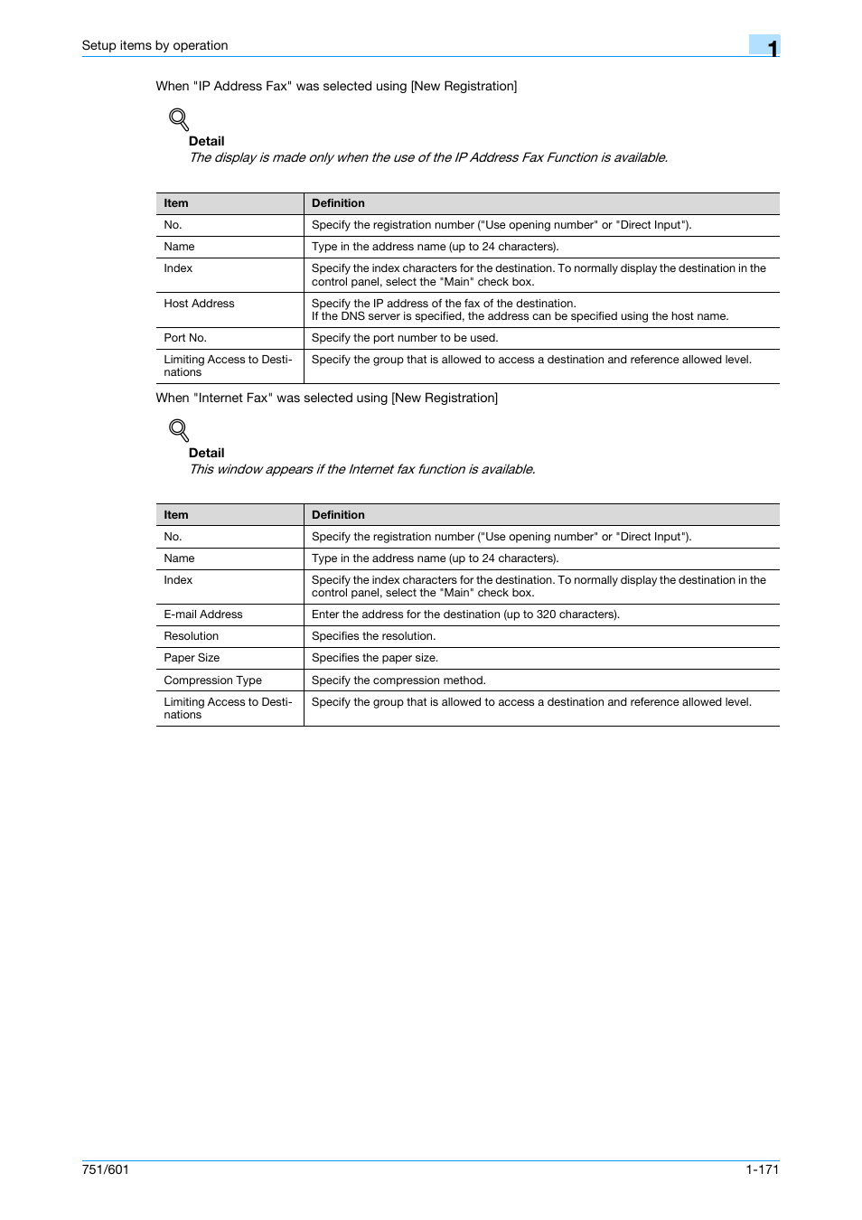 Konica Minolta bizhub 601 User Manual | Page 184 / 233