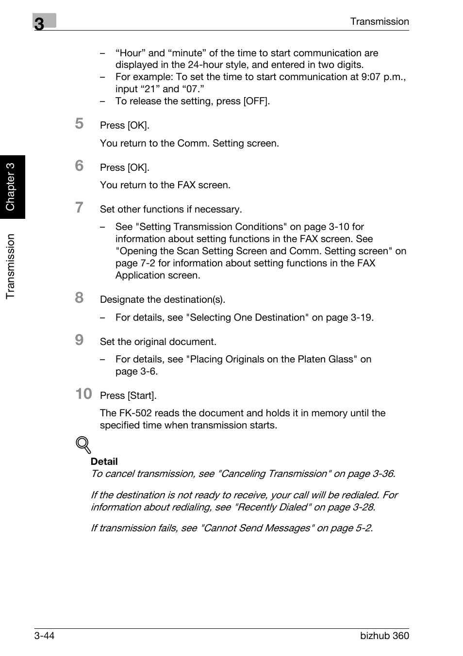 Konica Minolta FK-502 User Manual | Page 101 / 458