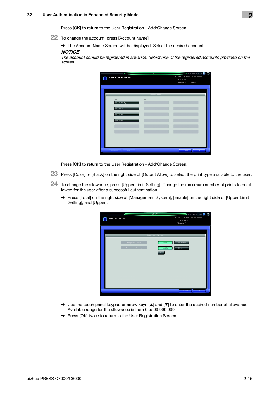 Konica Minolta bizhub PRESS C6000 User Manual | Page 22 / 44
