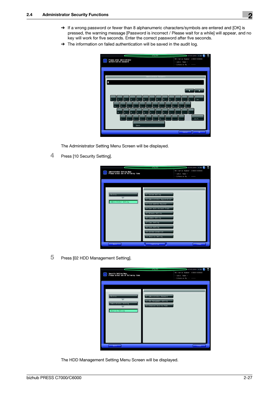 Konica Minolta bizhub PRESS C6000 User Manual | Page 34 / 44