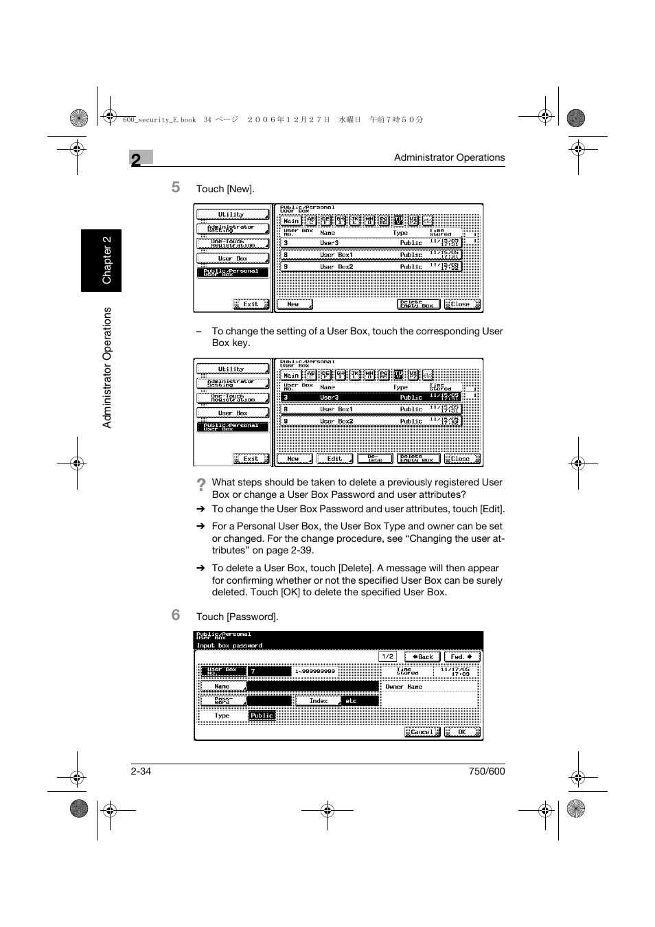 Konica Minolta bizhub 750 User Manual | Page 53 / 202
